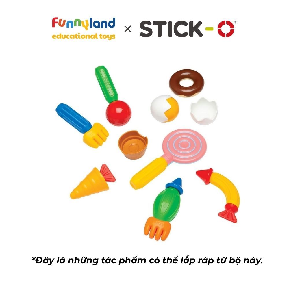 Đồ chơi xếp hình nam châm Hàn Quốc Stick-O ROLE PLAY SET
