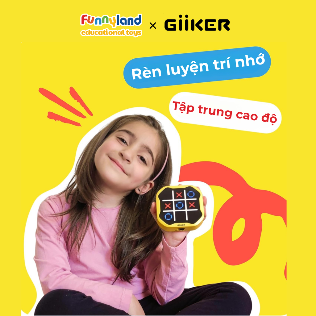 Đồ chơi đố trí: Đồ chơi Giiker Tic-Tac-Toe Bolt