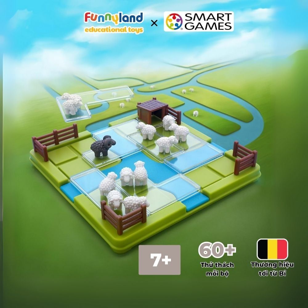 Đồ chơi trí tuệ Smartgames Thử thách Counting Sheep