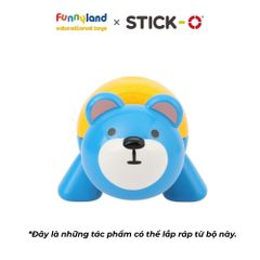 Đồ chơi xếp hình nam châm Hàn Quốc Stick-O PEEKABOO BEAR SET