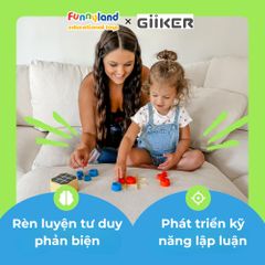 Đồ chơi thông minh Giiker Tic-Tac-Toe Bolt Green