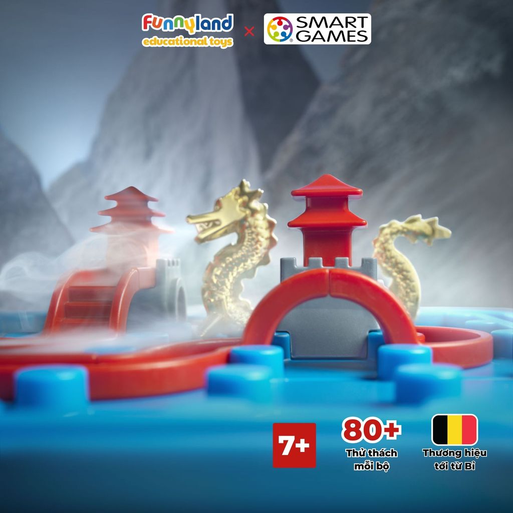 Đồ chơi trí tuệ Smartgames Thử Thách Temple Connection - Dragon Edition