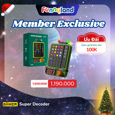 Đồ chơi giải đố cầm tay thông minh Giiker Super Decoder