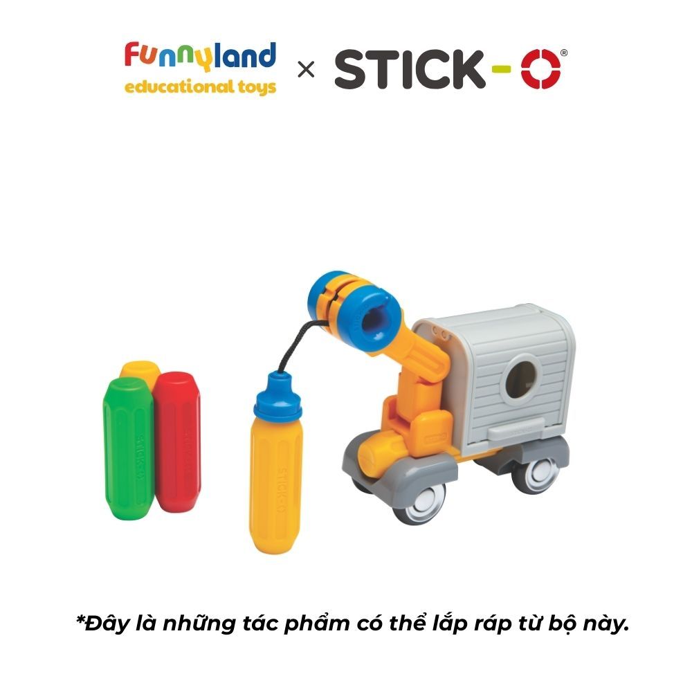 Đồ chơi xếp hình nam châm Hàn Quốc Stick-O CONSTRUCTION SET