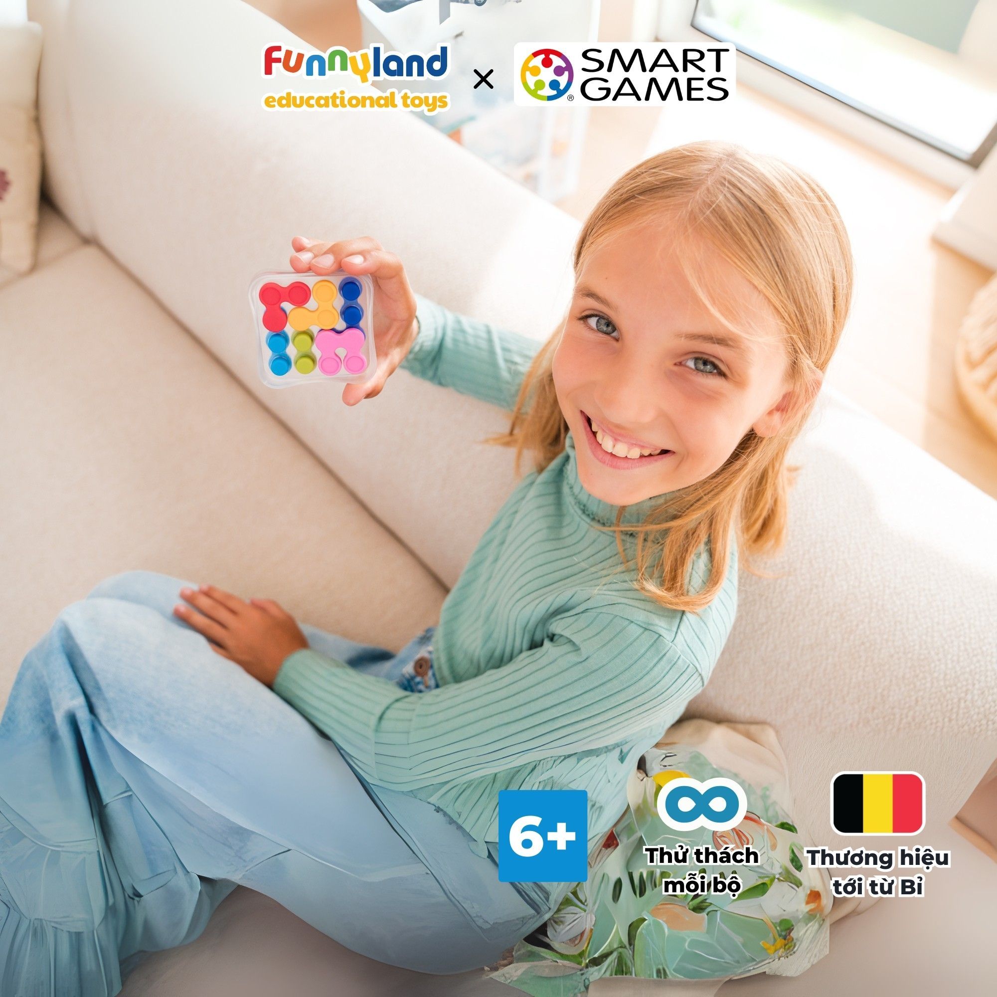 Đồ chơi trí tuệ Smartgames Thử thách IQ Reverso