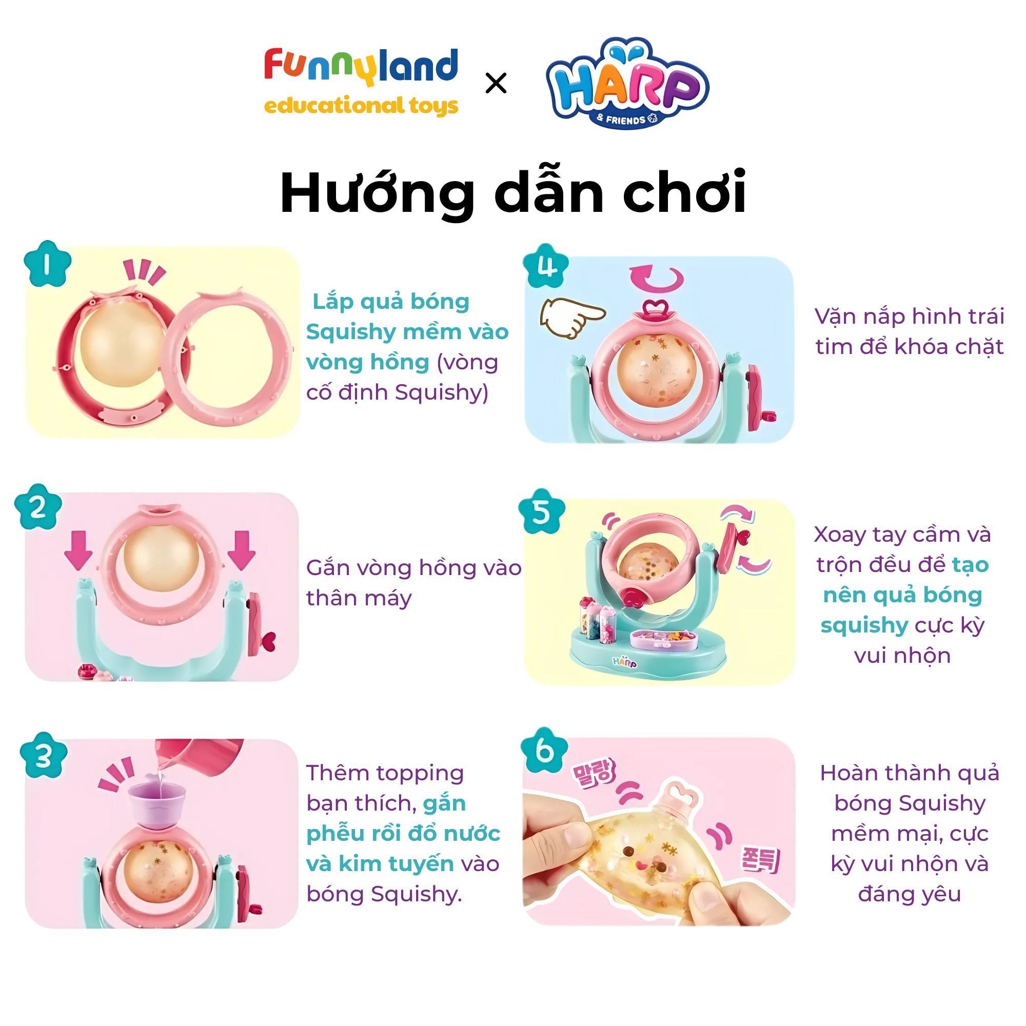 Máy Làm Bóng Bóp Tay Harp