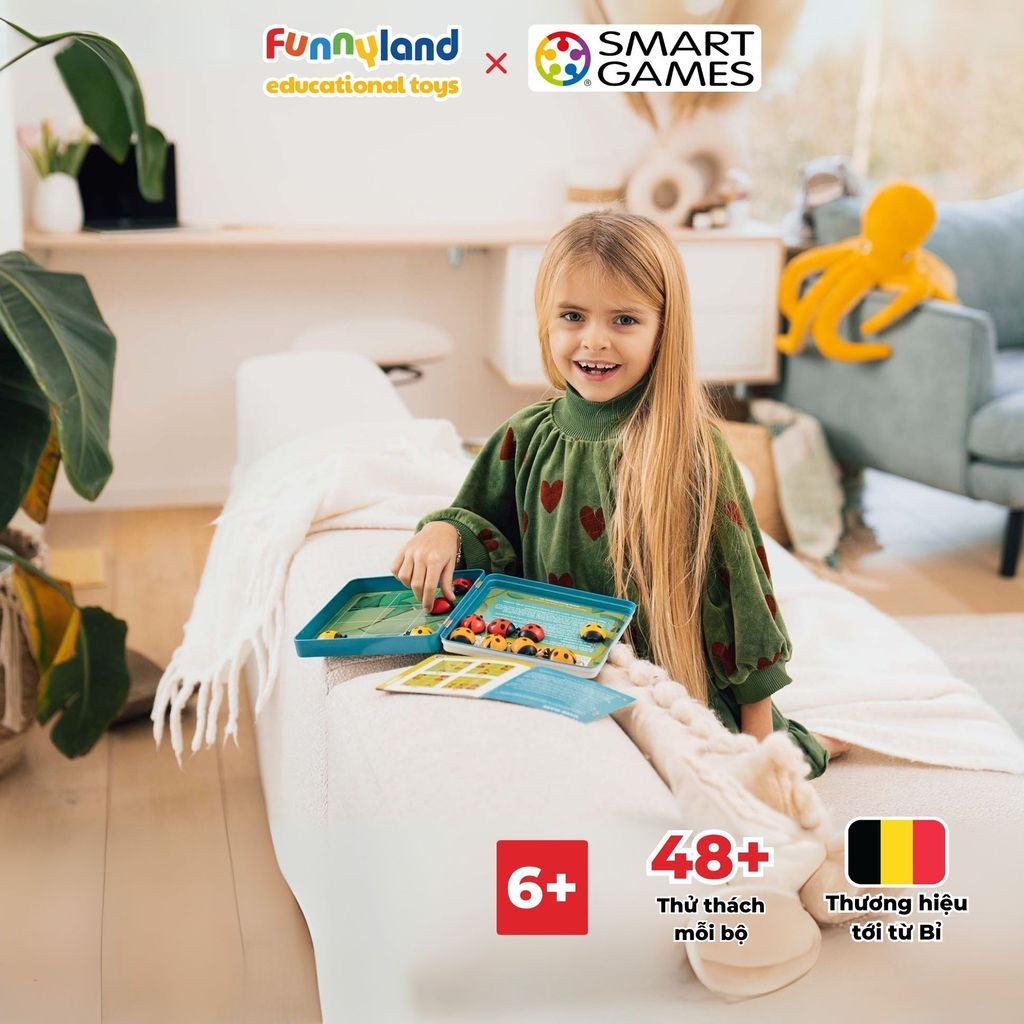 Đồ chơi trí tuệ Smartgames Thử thách Logibugs