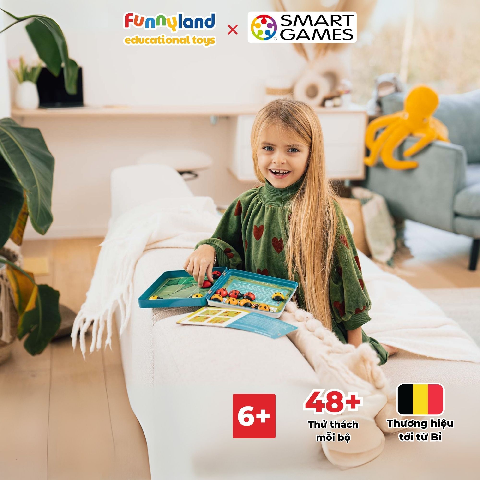 Đồ chơi trí tuệ Smartgames Thử thách Logibugs