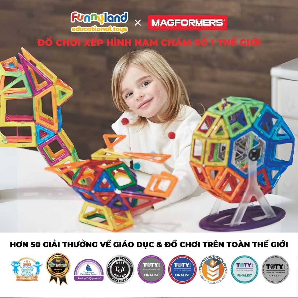 Magformers - Bộ Công Viên Trò Chơi 48 Mảnh