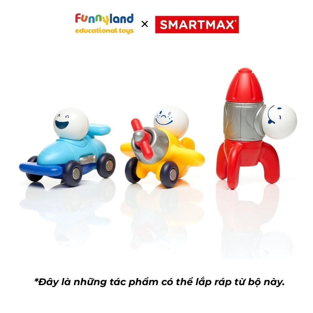 Đồ chơi xếp hình nam châm SmartMax Khám Phá Phương Tiện