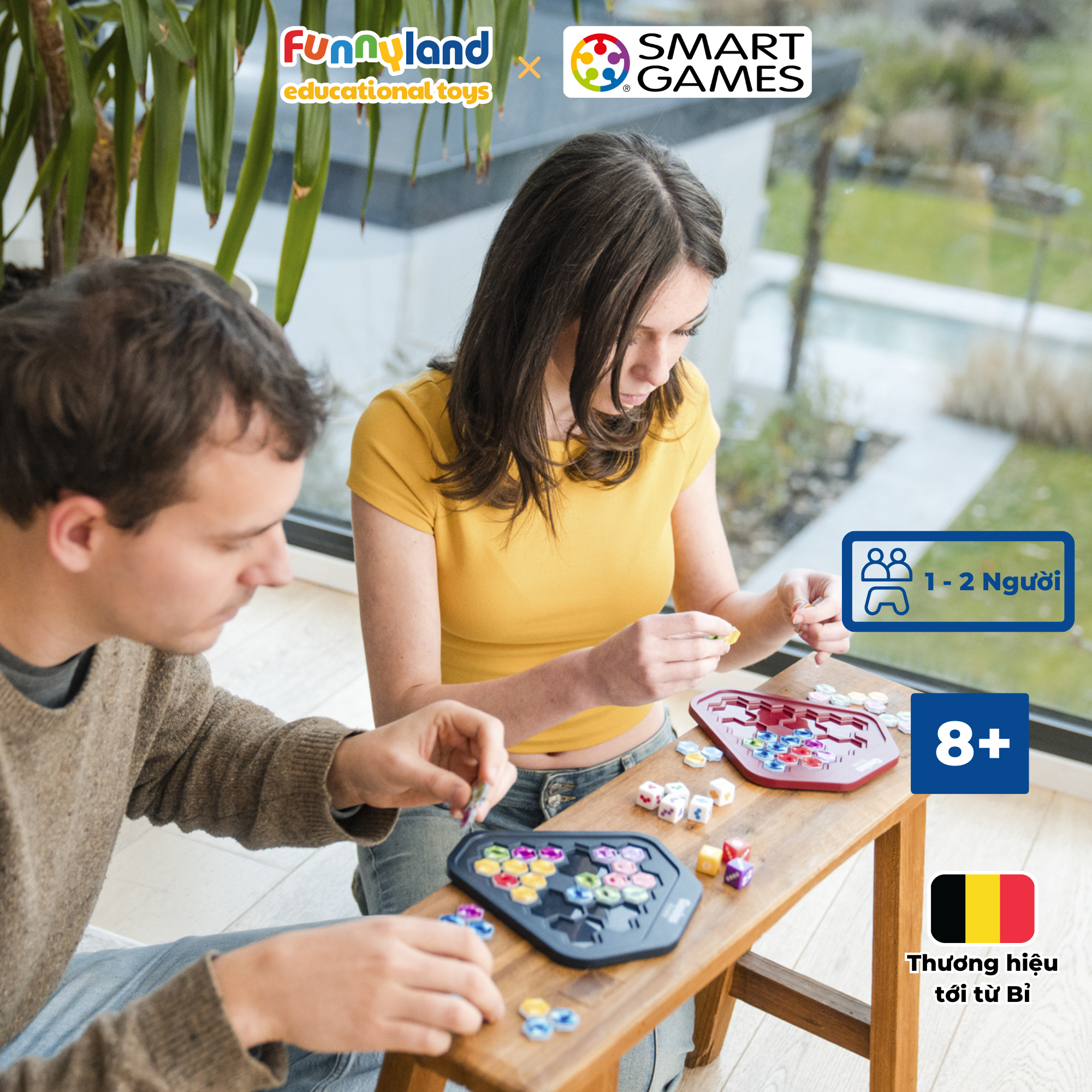 Đồ chơi trí tuệ Smartgames thử thách Genius Gems