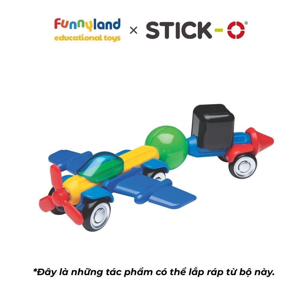 Đồ chơi xếp hình nam châm Hàn Quốc Stick-O CITY SET