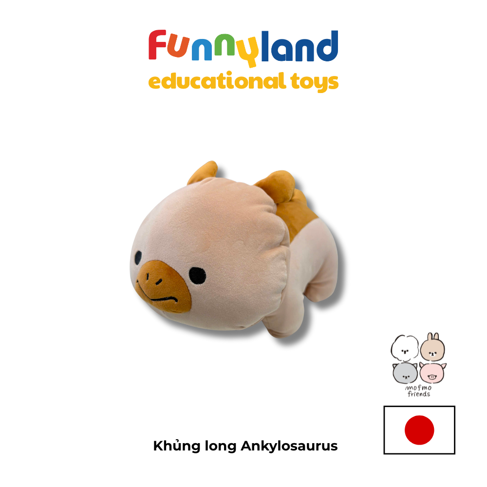  Thú bông Nhật Bản Mofmo Friends - Khủng Long Ankylosaurus 