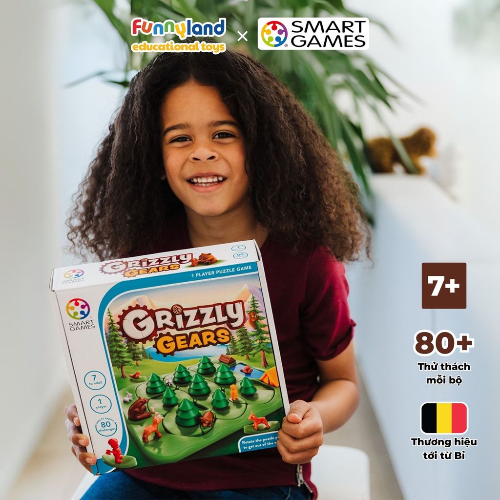 Đồ chơi thông minh Smartgames Thử thách SmartGames Grizzly Gears