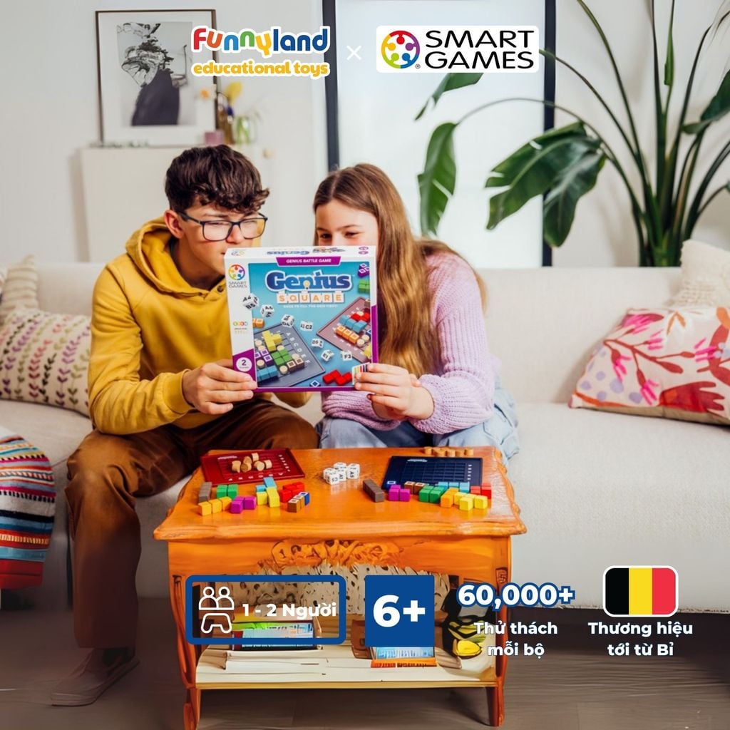 Đồ chơi trí tuệ Smartgames Thử thách Genius Square