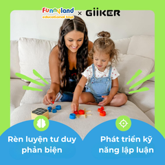 Đồ chơi thông minh Giiker Tic-Tac-Toe Bolt Green