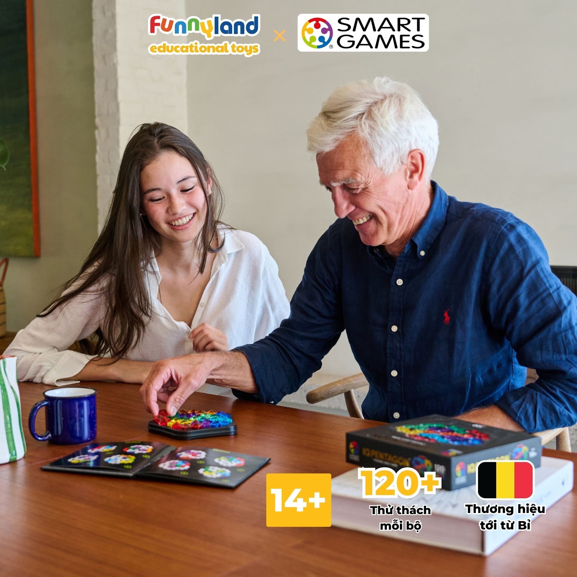 Đồ chơi trí tuệ Smartgames thử thách IQ Deluxe - Pentagon