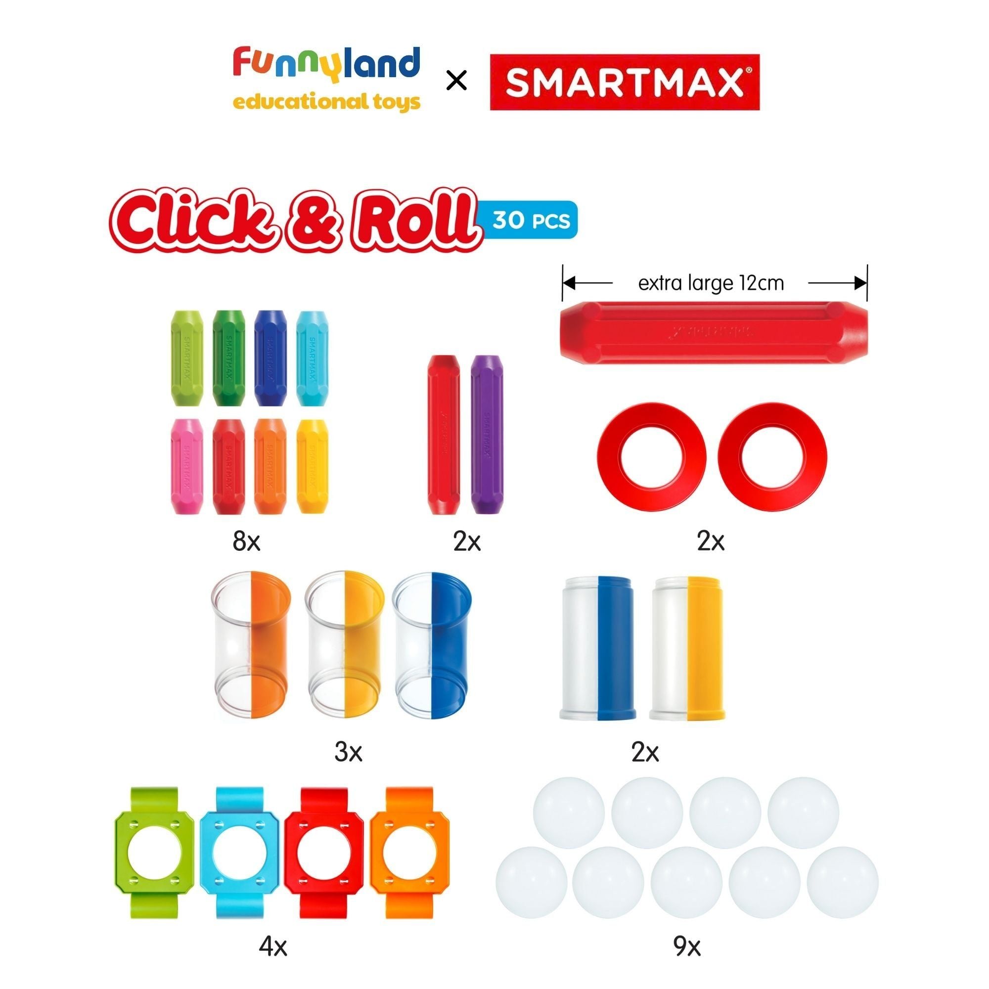 Đồ Chơi Thông Minh Bộ Bi Lăn Khổng Lồ SmartMax