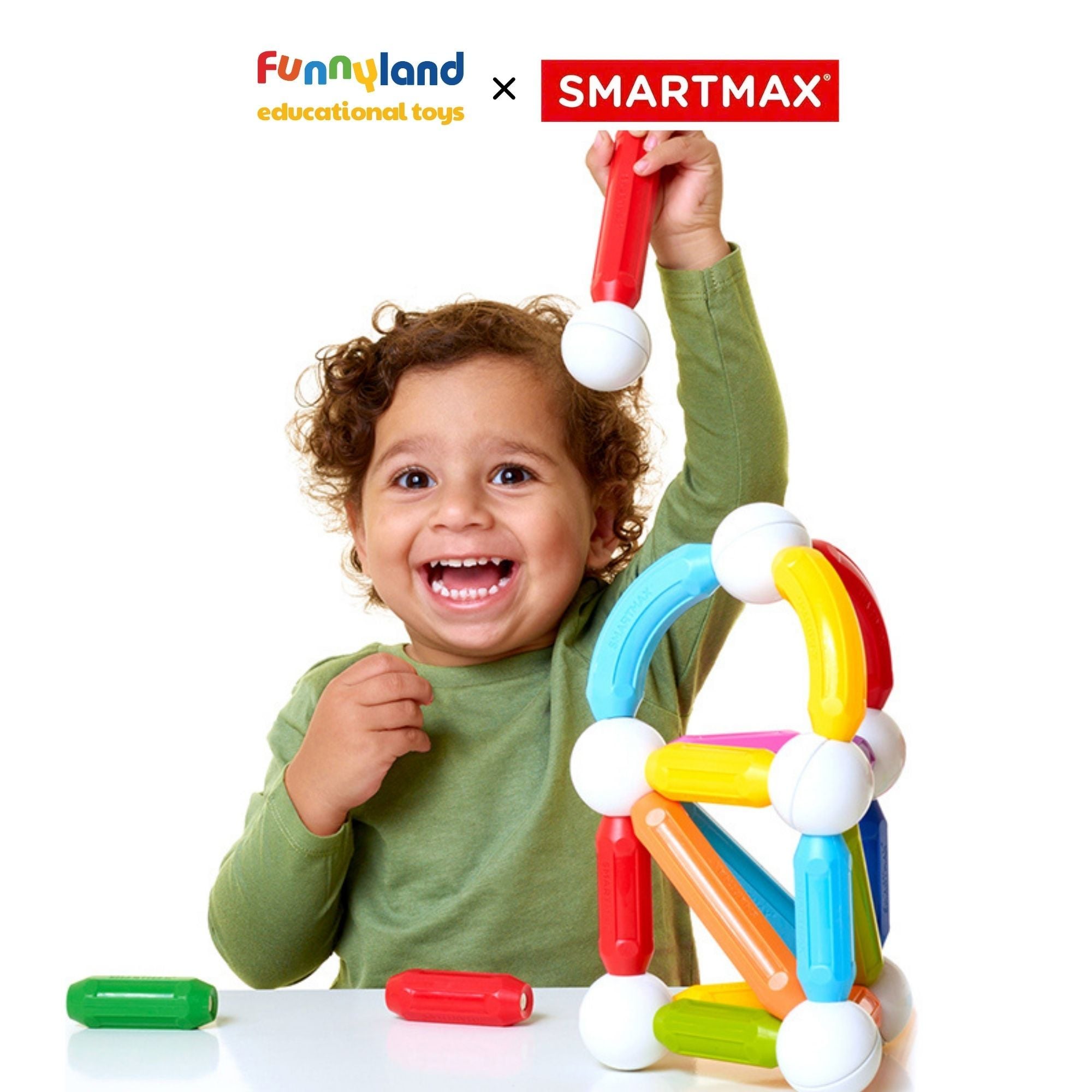 Bộ Xếp Hình Nam Châm Cơ Bản (30 pcs) SmartMax