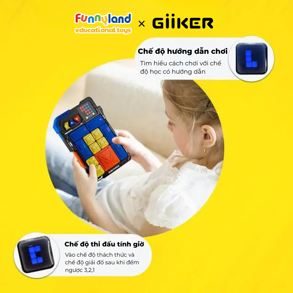 Đồ chơi đố trí: Giiker Super Slide