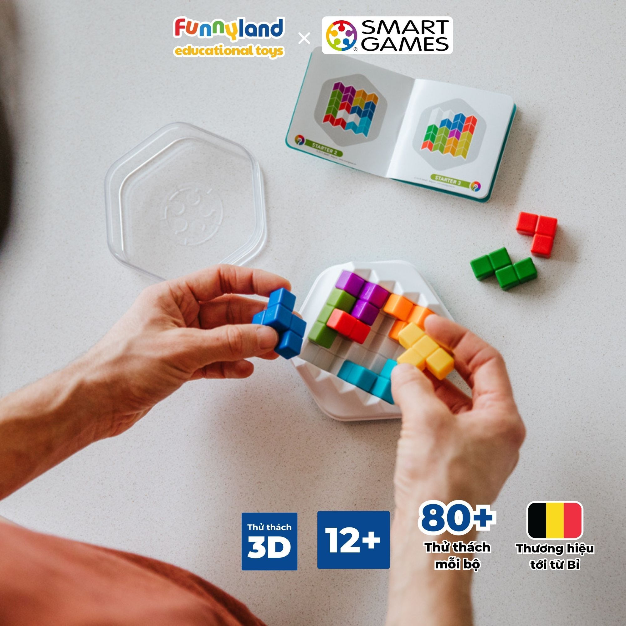 Đồ chơi trí tuệ Smartgames Thử thách Zig Zag Puzzler