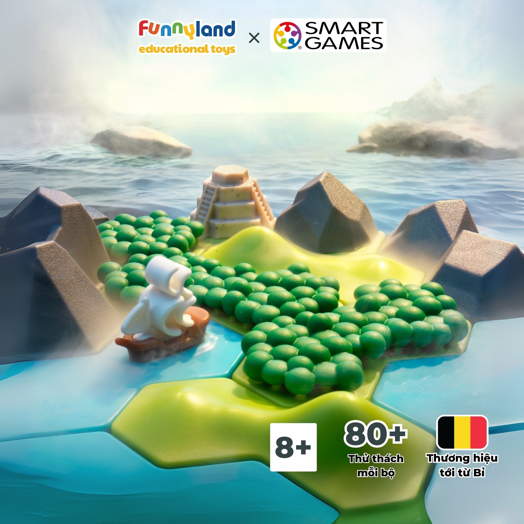 Đồ chơi trí tuệ Smartgames Thử Thách Treasure Island