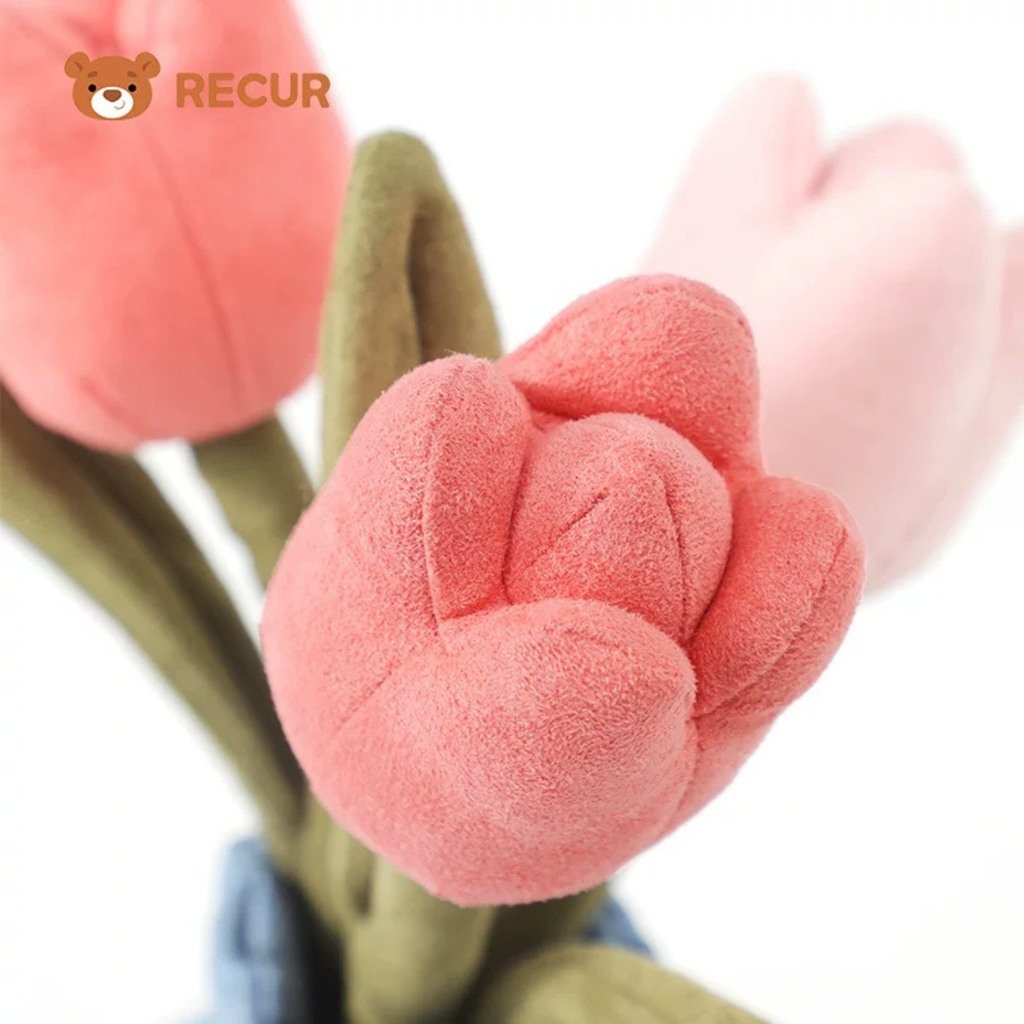 Recur - Cây hoa nhồi bông Tulip (Có Hương Thơm)