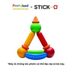 Đồ chơi xếp hình nam châm Hàn Quốc Stick-O BASIC 10 SET