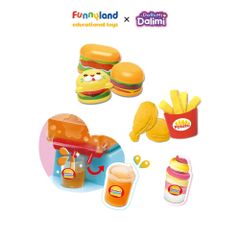 Bộ tiệm bánh Hamburger Dalimi kèm đất nặn