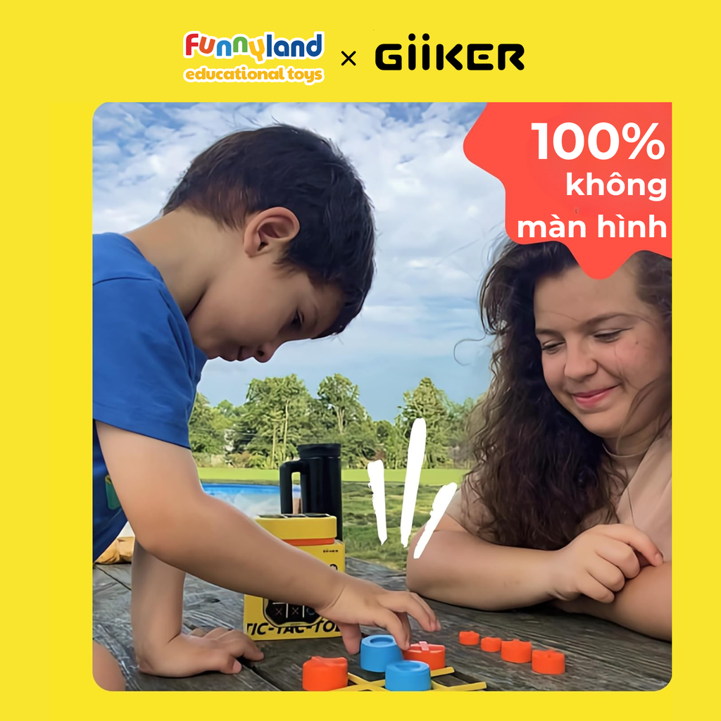 Đồ chơi đố trí: Đồ chơi Giiker Tic-Tac-Toe Bolt