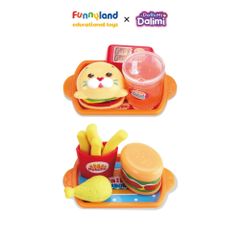 Bộ tiệm bánh Hamburger Dalimi kèm đất nặn