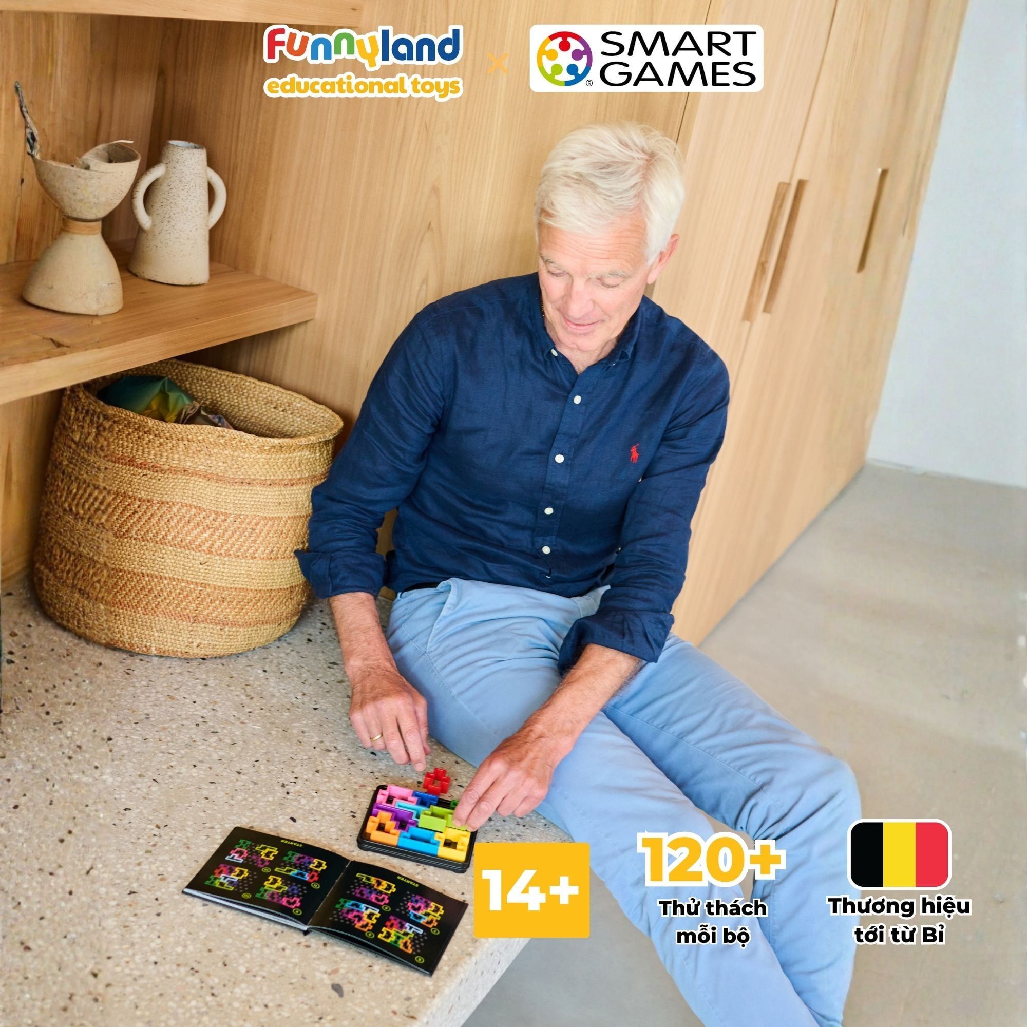 Đồ chơi trí tuệ Smartgames thử thách IQ Deluxe - Square