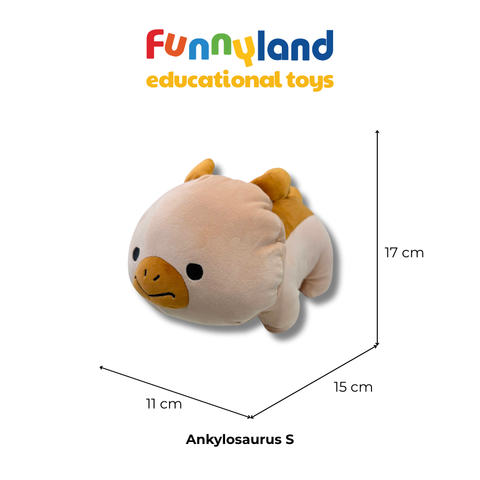 Thú bông Nhật Bản Mofmo Friends - Khủng Long Ankylosaurus