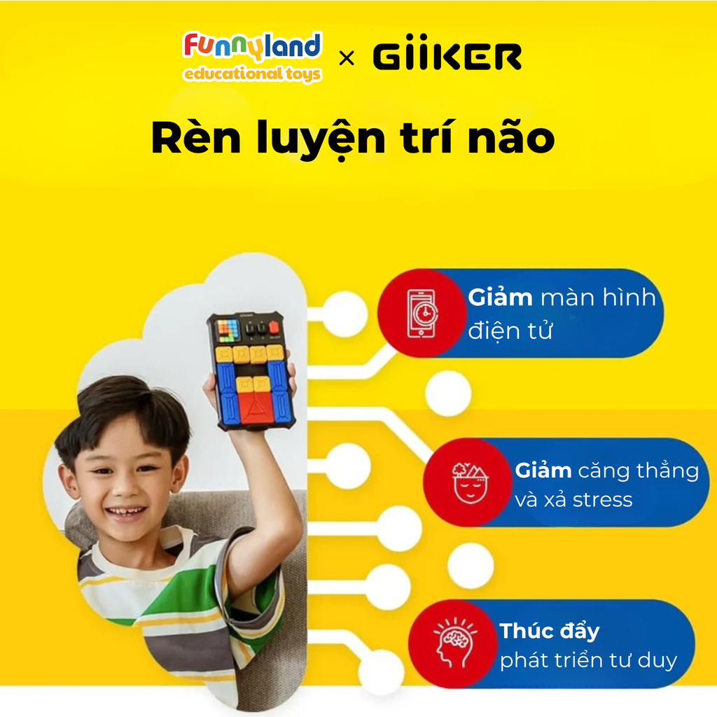 Đồ chơi đố trí: Giiker Super Slide