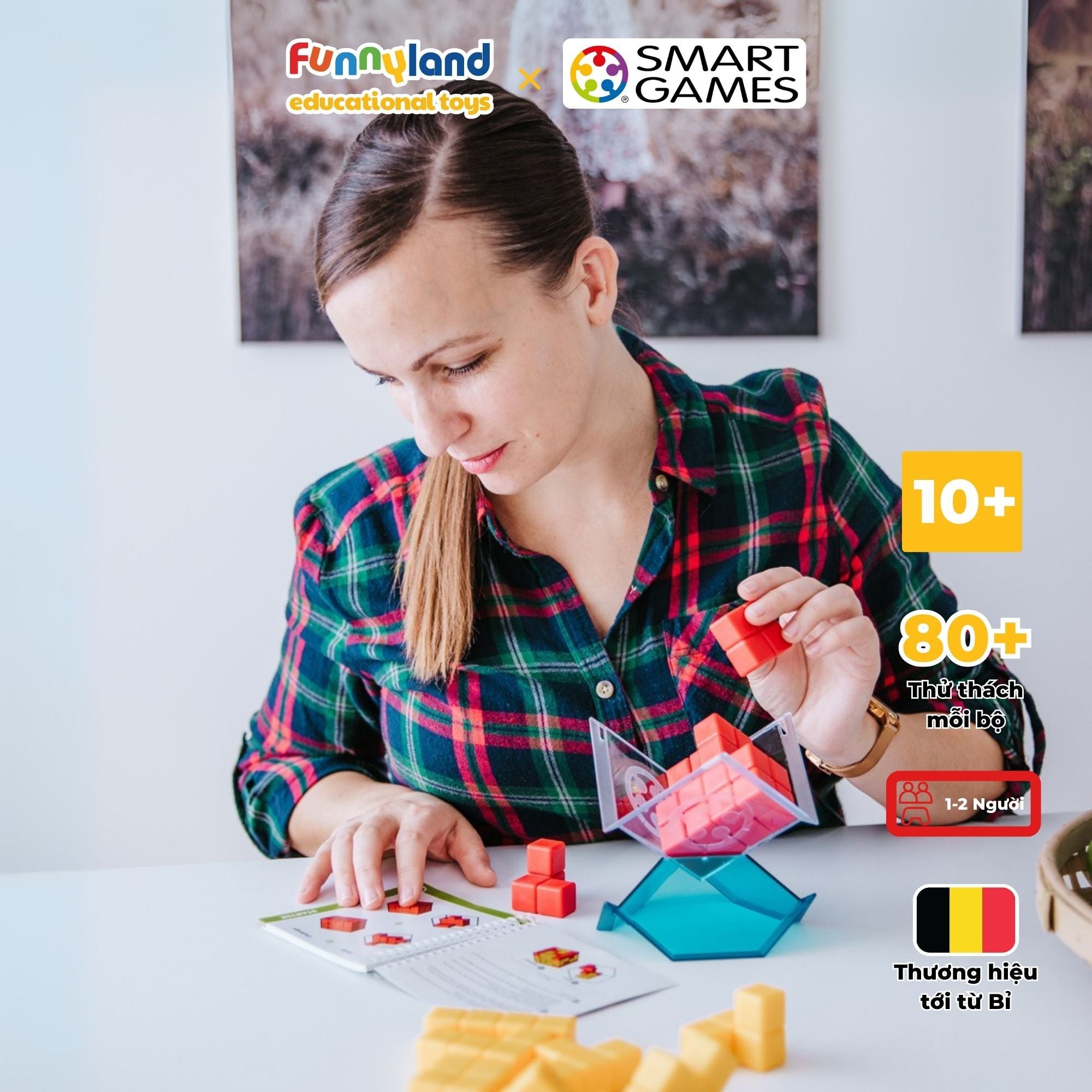 Đồ chơi trí tuệ Smartgames Thử thách Cube Duel