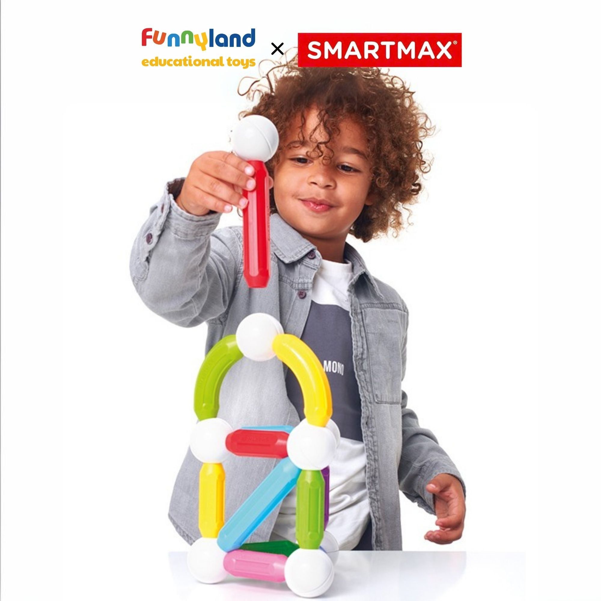 Bộ Xếp Hình Nam Châm Cơ Bản (30 pcs) SmartMax