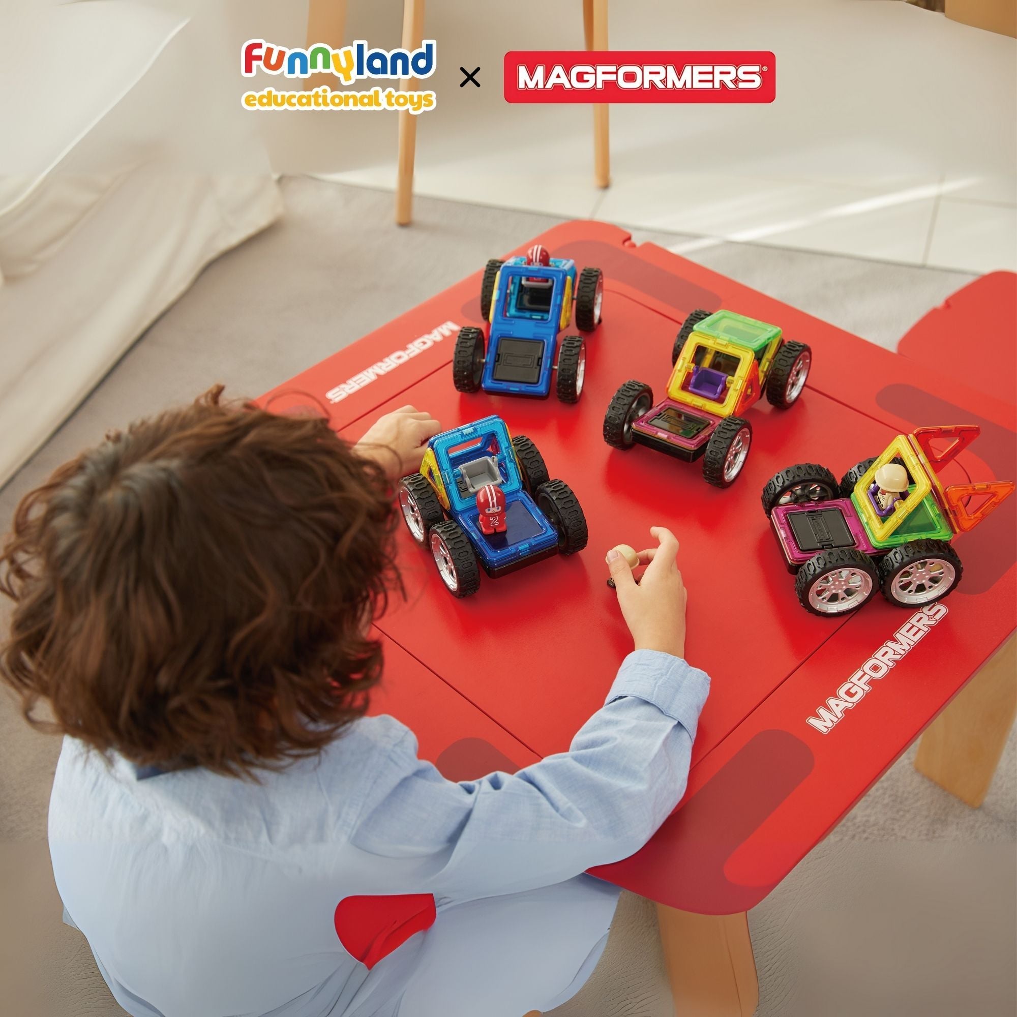 Bộ Xe Đua Biến Hình 42 Mảnh