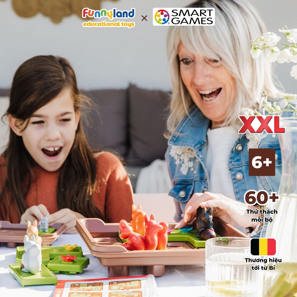 SmartGames - Thử thách sóc lăn hạt XL