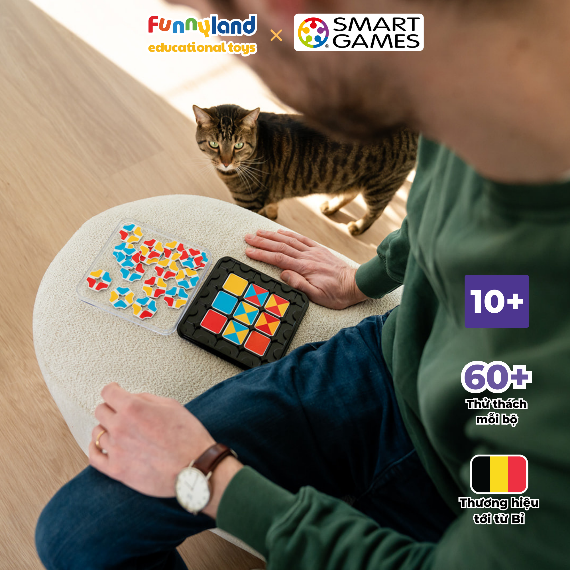 Đồ chơi trí tuệ Smartgames thử thách Quantum - 2 in 1 Puzzle