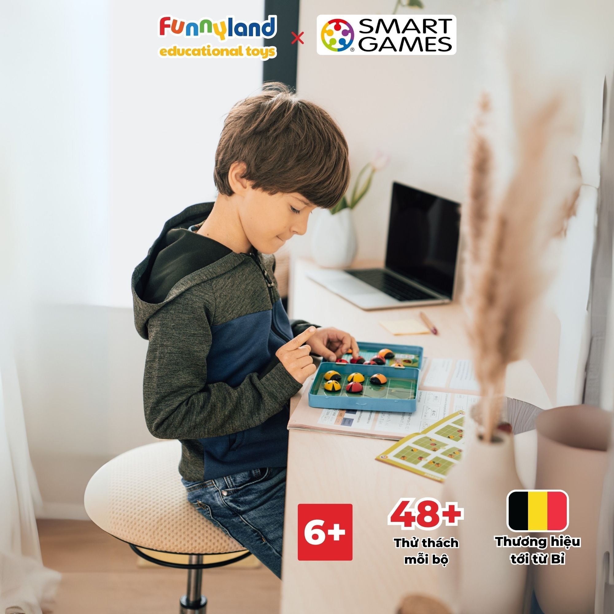 Đồ chơi trí tuệ Smartgames Thử thách Logibugs