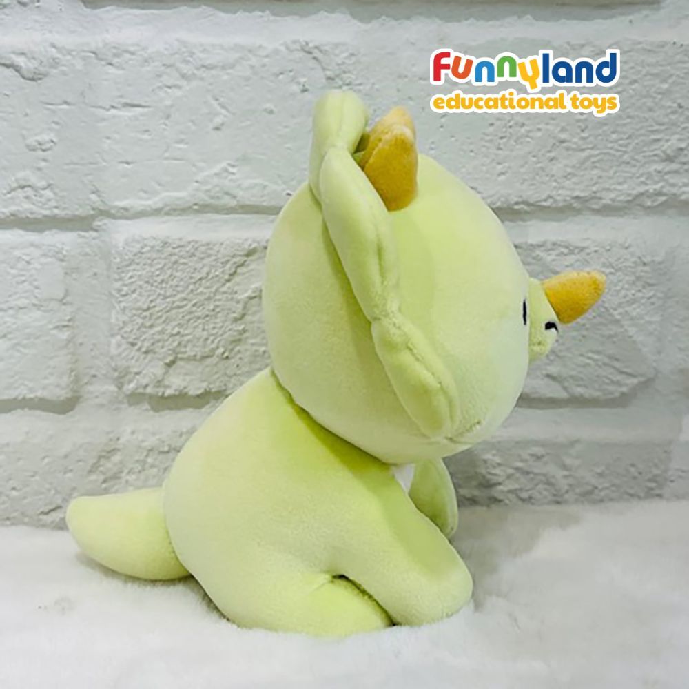 Thú bông Nhật Bản Mofmo Friends - Khủng Long Triceratops