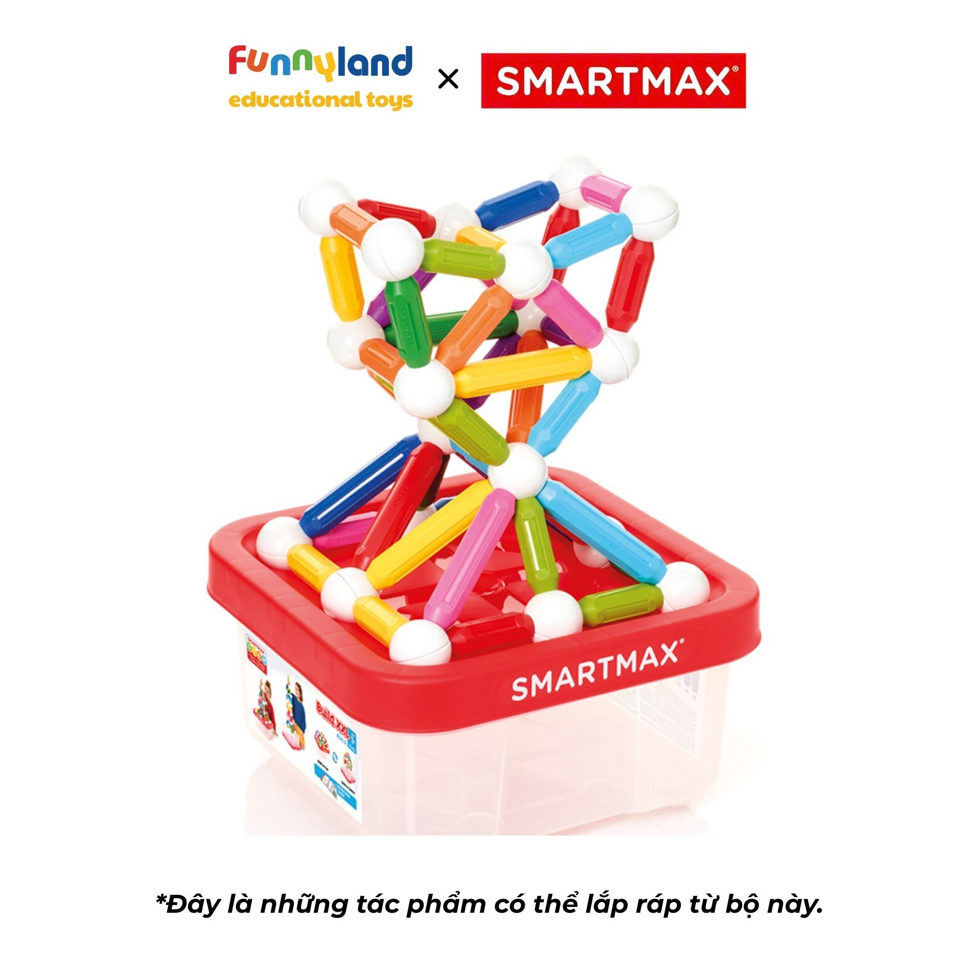 Đồ Chơi Thông Minh Bộ Xây Dựng XXL (70 pcs) SmartMax
