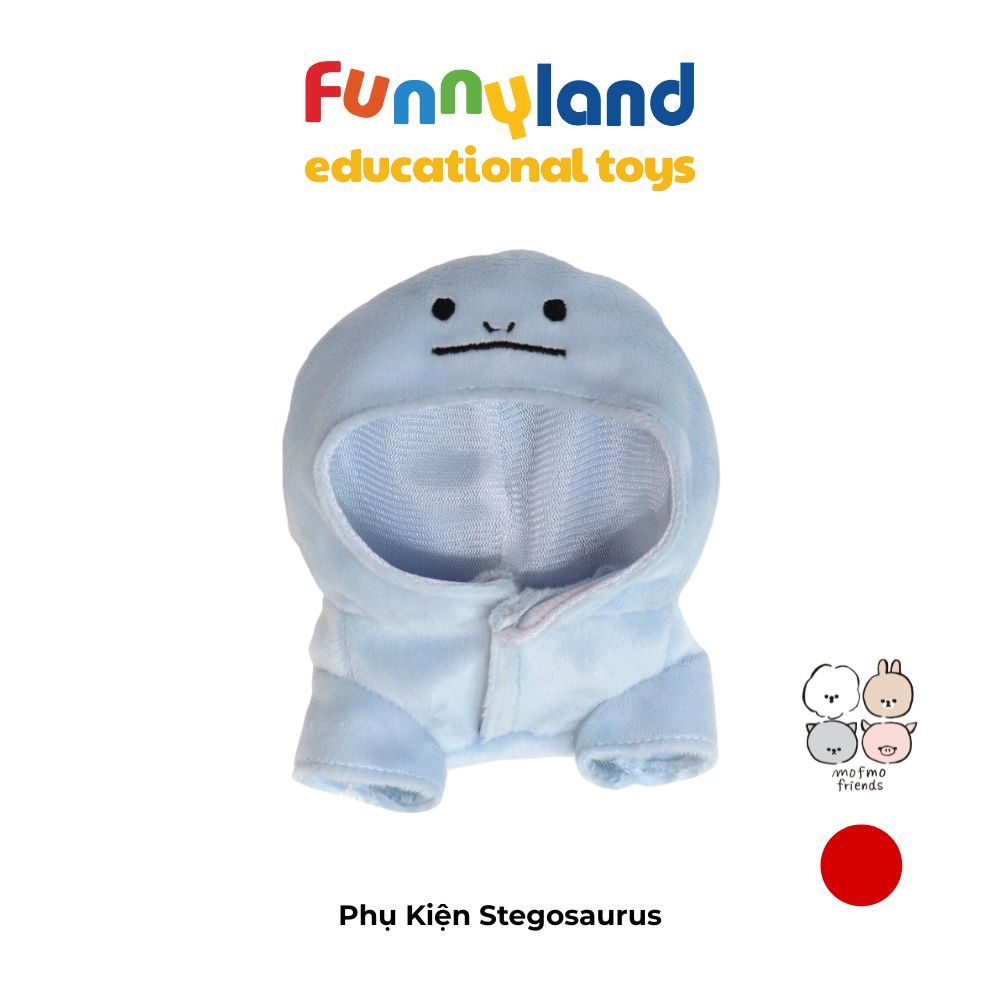 Phụ kiện Thú bông MofmoFriends Mini Hoodie - Khủng long Stegosaurus