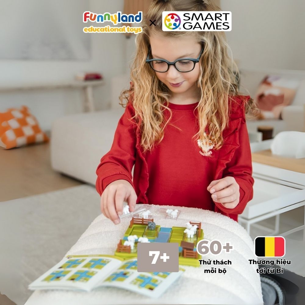 Đồ chơi trí tuệ Smartgames Thử thách Counting Sheep