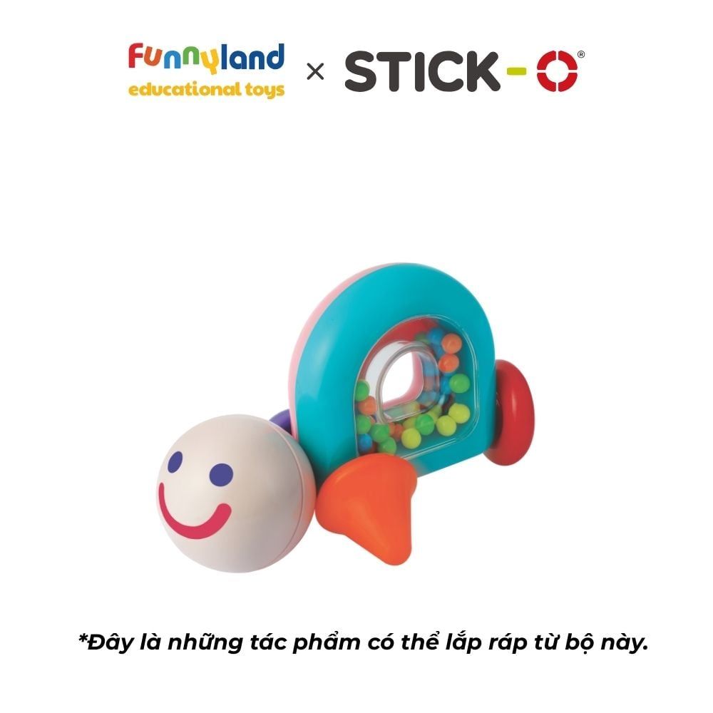 Stick-O - Bộ bạn thân ngộ nghĩnh (10 chi tiết) Stick-O