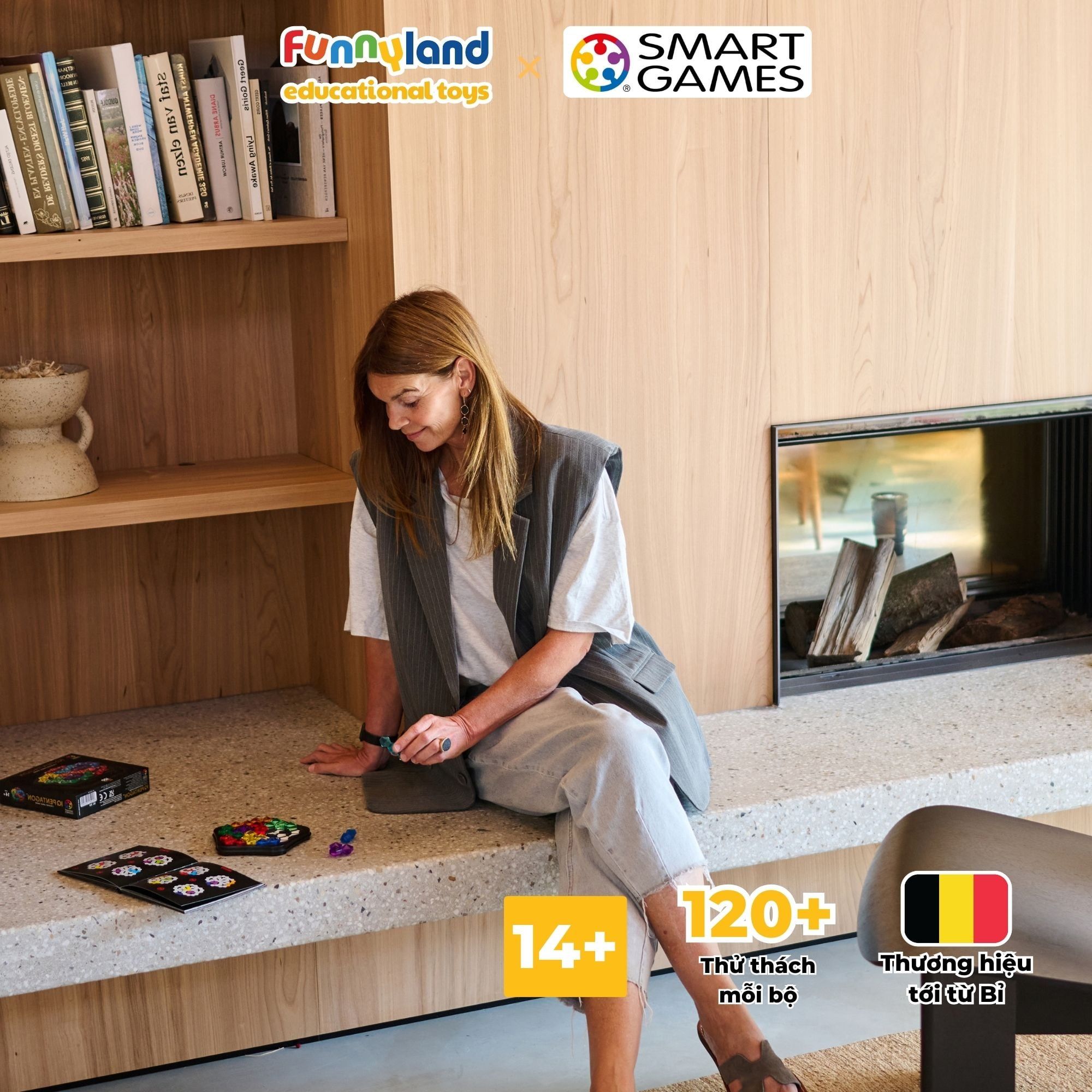 Đồ chơi trí tuệ Smartgames thử thách IQ Deluxe - Pentagon