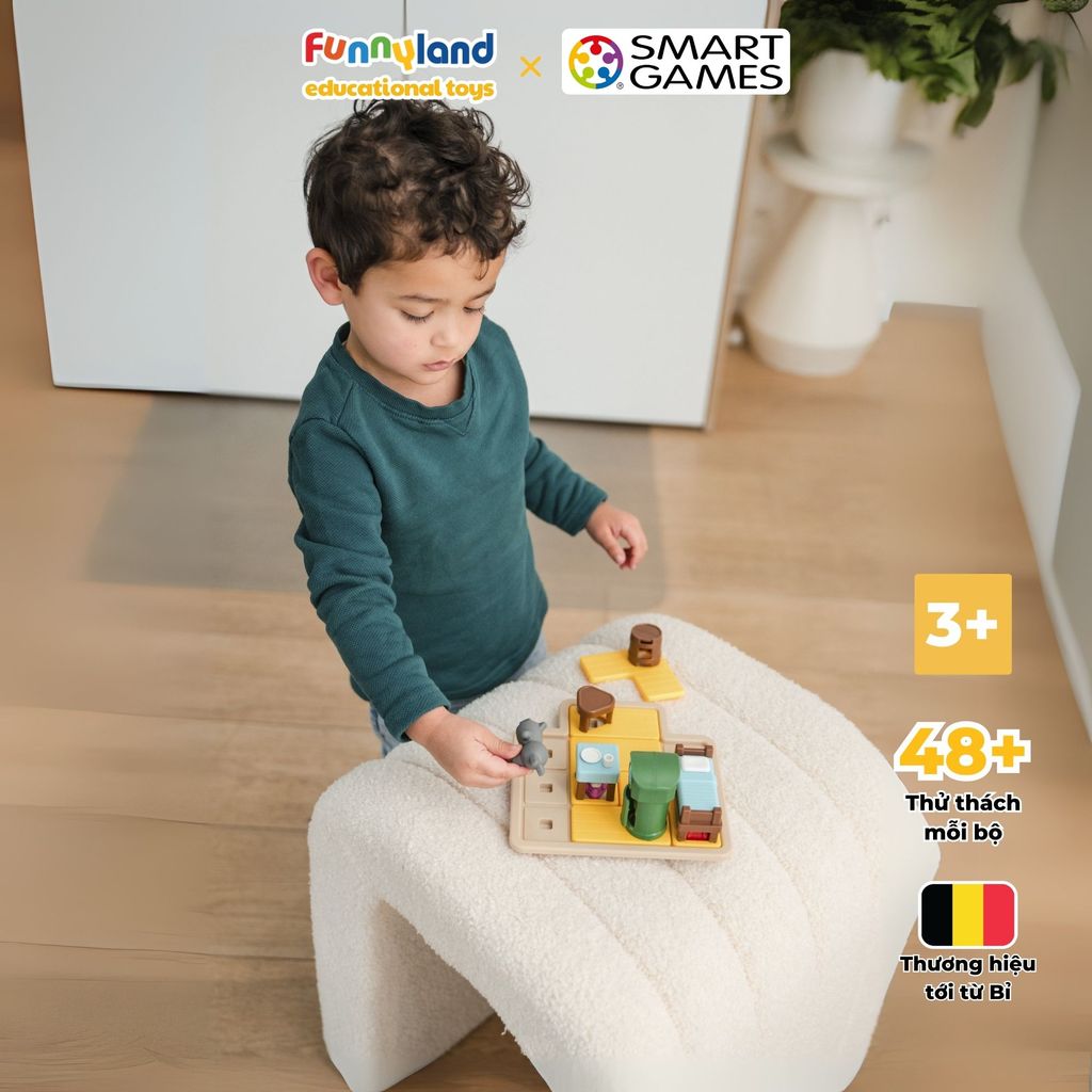 Đồ chơi trí tuệ Smartgames Thử thách Wolf & The 7 Goats