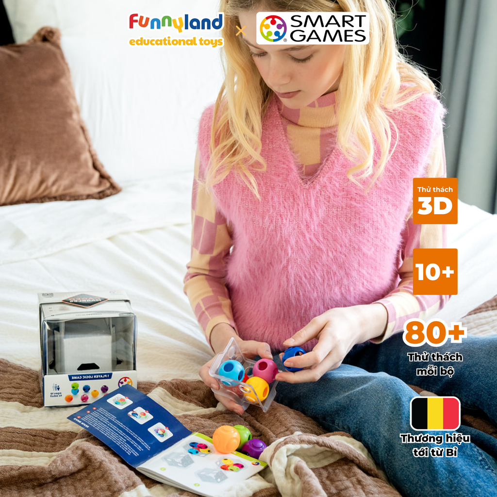 SmartGames - Thử thách Caged Marbles