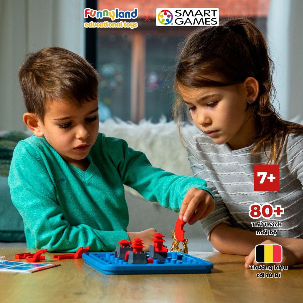 Đồ chơi trí tuệ Smartgames Thử Thách Temple Connection - Dragon Edition