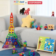Đồ chơi xếp hình nam châm Hàn Quốc Magformers Mini Plus Set 40 mảnh